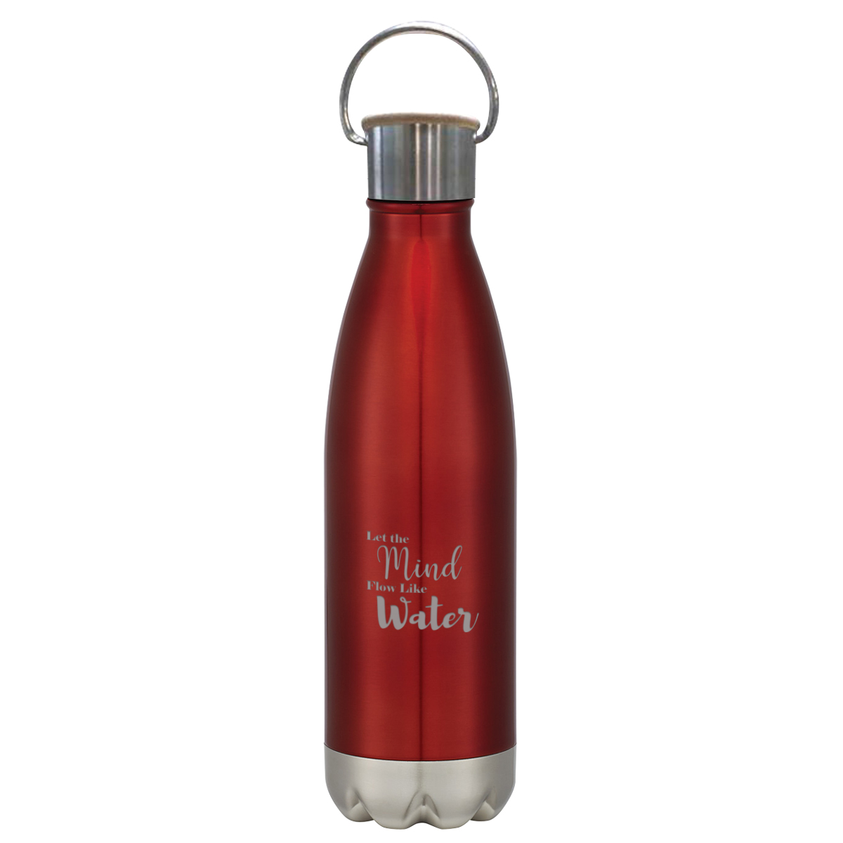 16 Oz. Swiggy Stainless Steel Bottle With Bamboo Lid, custom water bottle with logo imprint 19