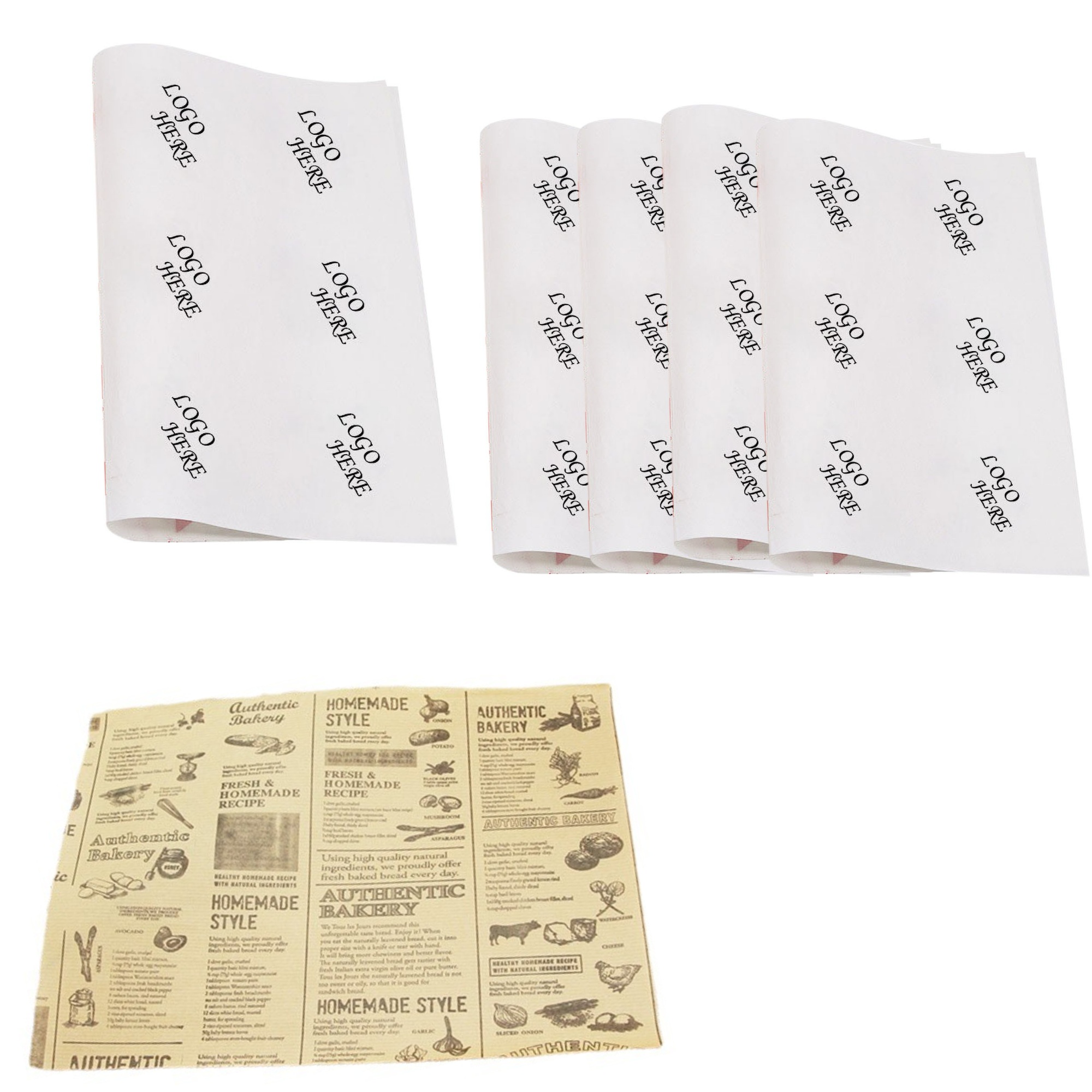 Custom Sandwich Wrapping Paper/Hamburger Paper 3