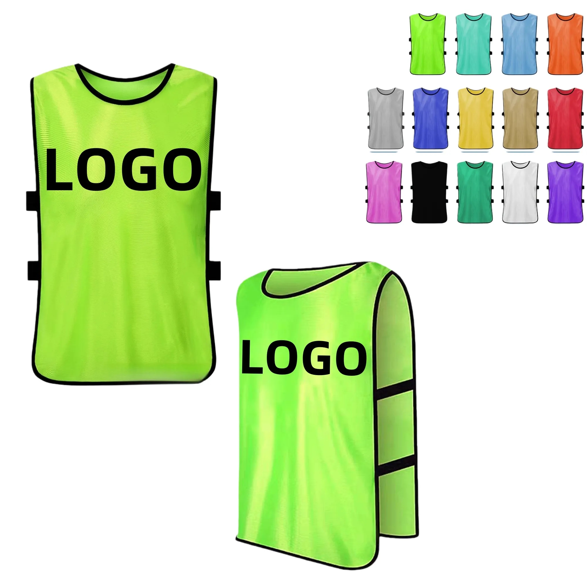 Sports Pinnies Adult Scrimmage Vests for Basketball Soccer