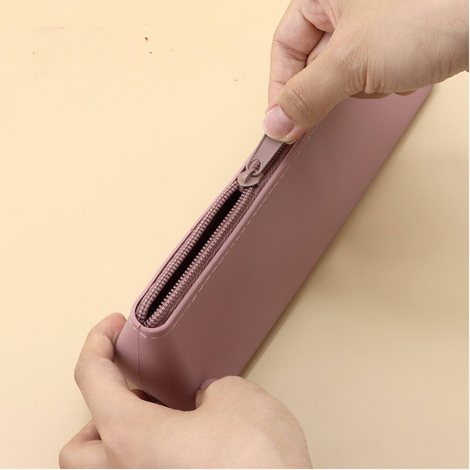 Waterproof Durable Silicone Pencil Case pouch for Student 7