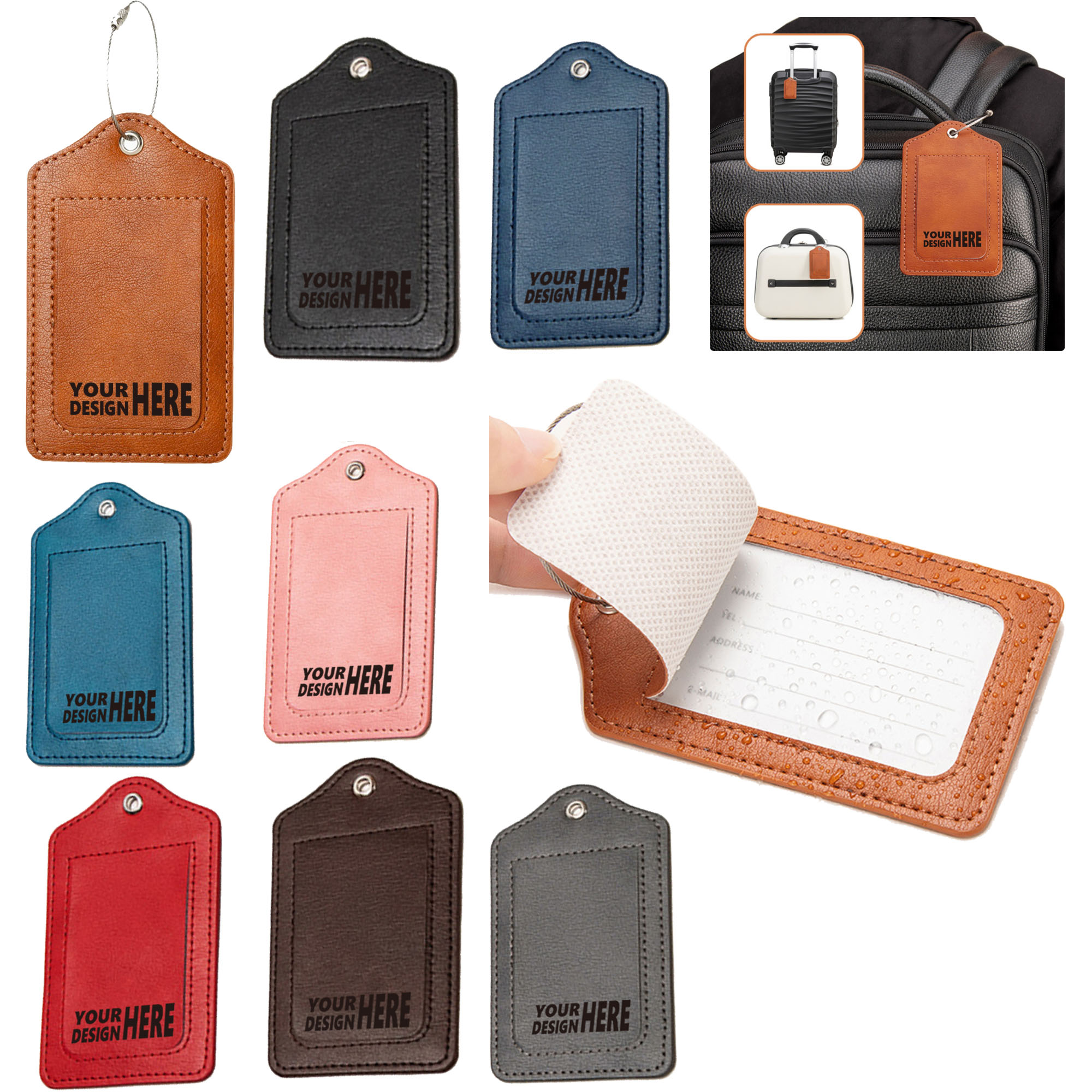 MOQ100 Metal Lanyard Boarding Pass 2