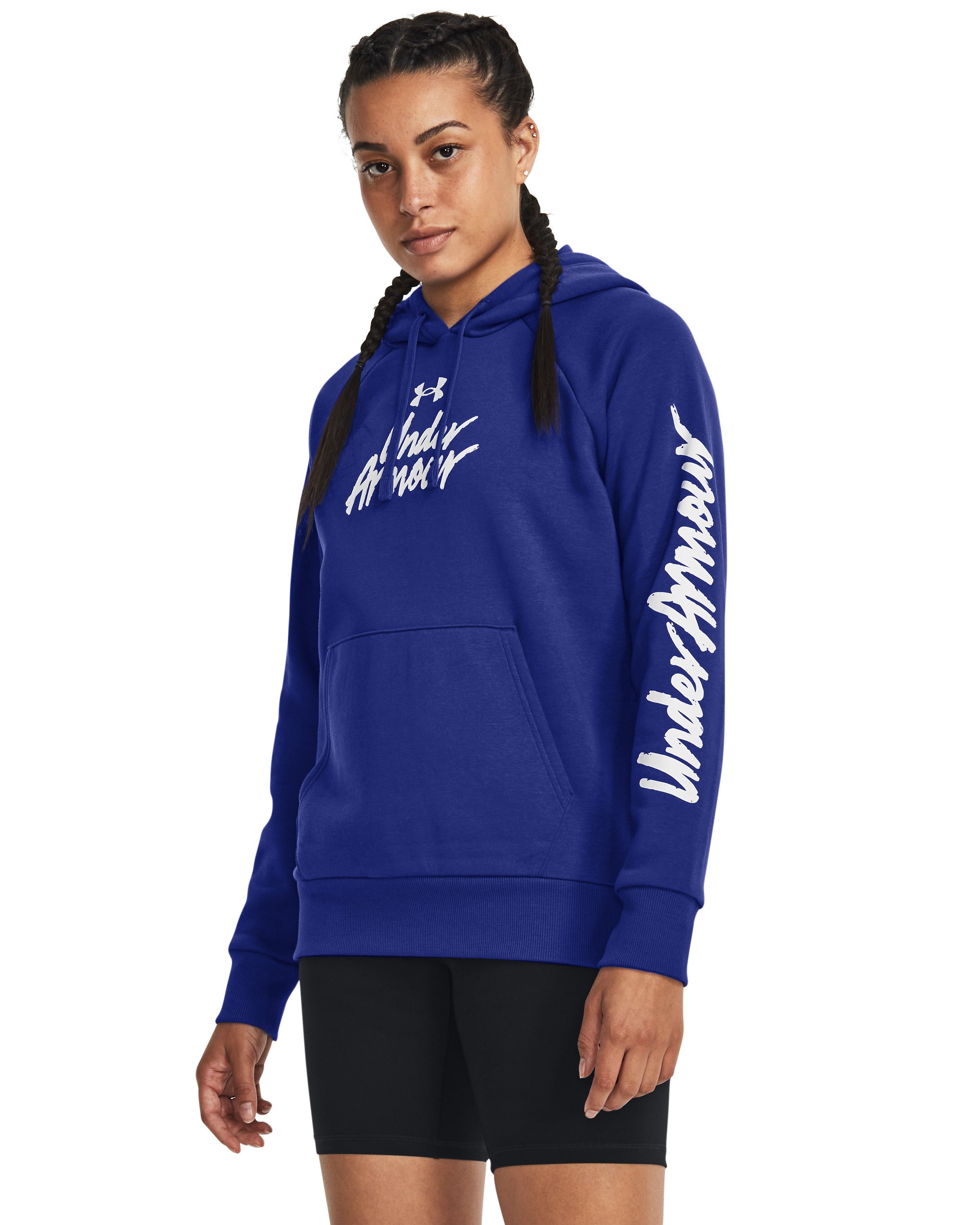 Women's UA Rival Fleece Graphic Hoodie  5
