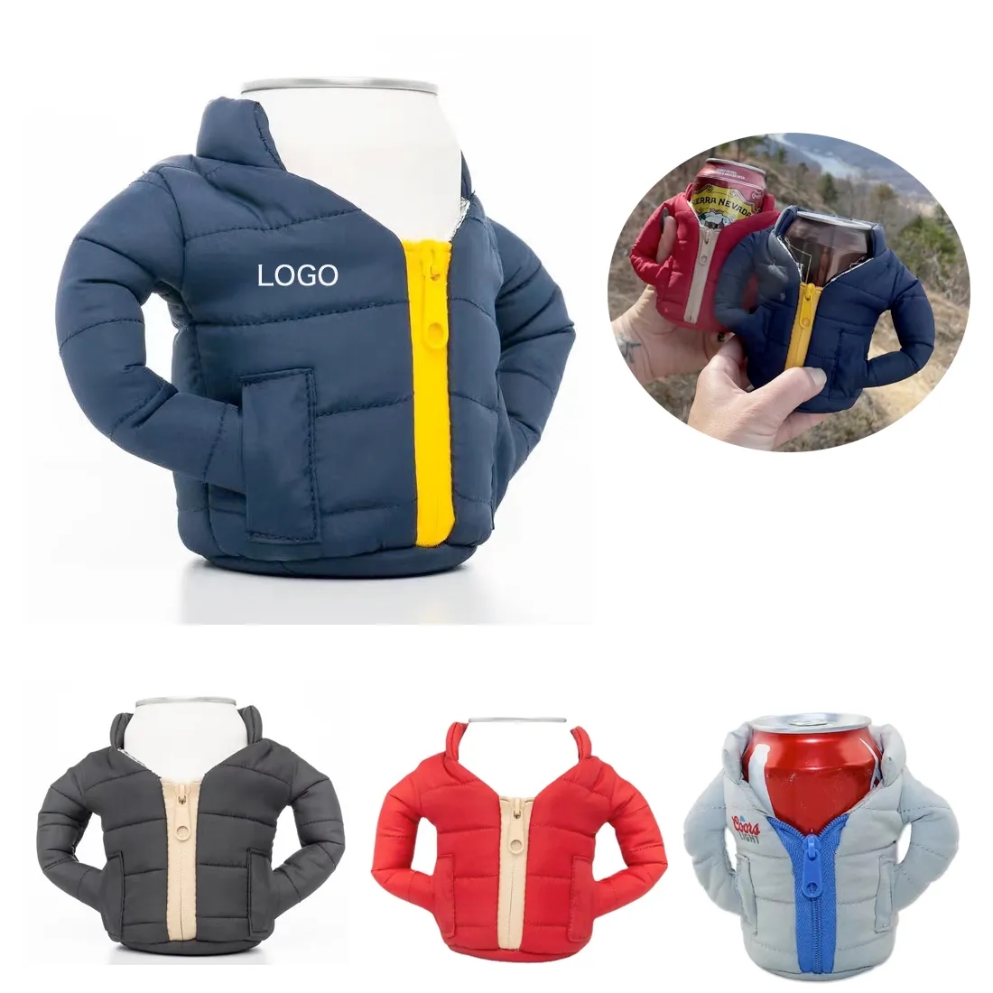 12oz Jacket    Insulated Can Cooler 2