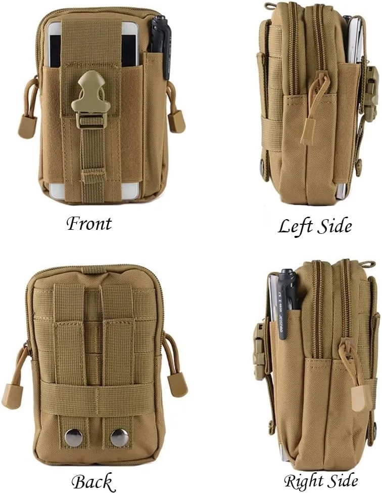 Tactical Waist Belt Bag Molle Edc Pouch Tool Organizer 8