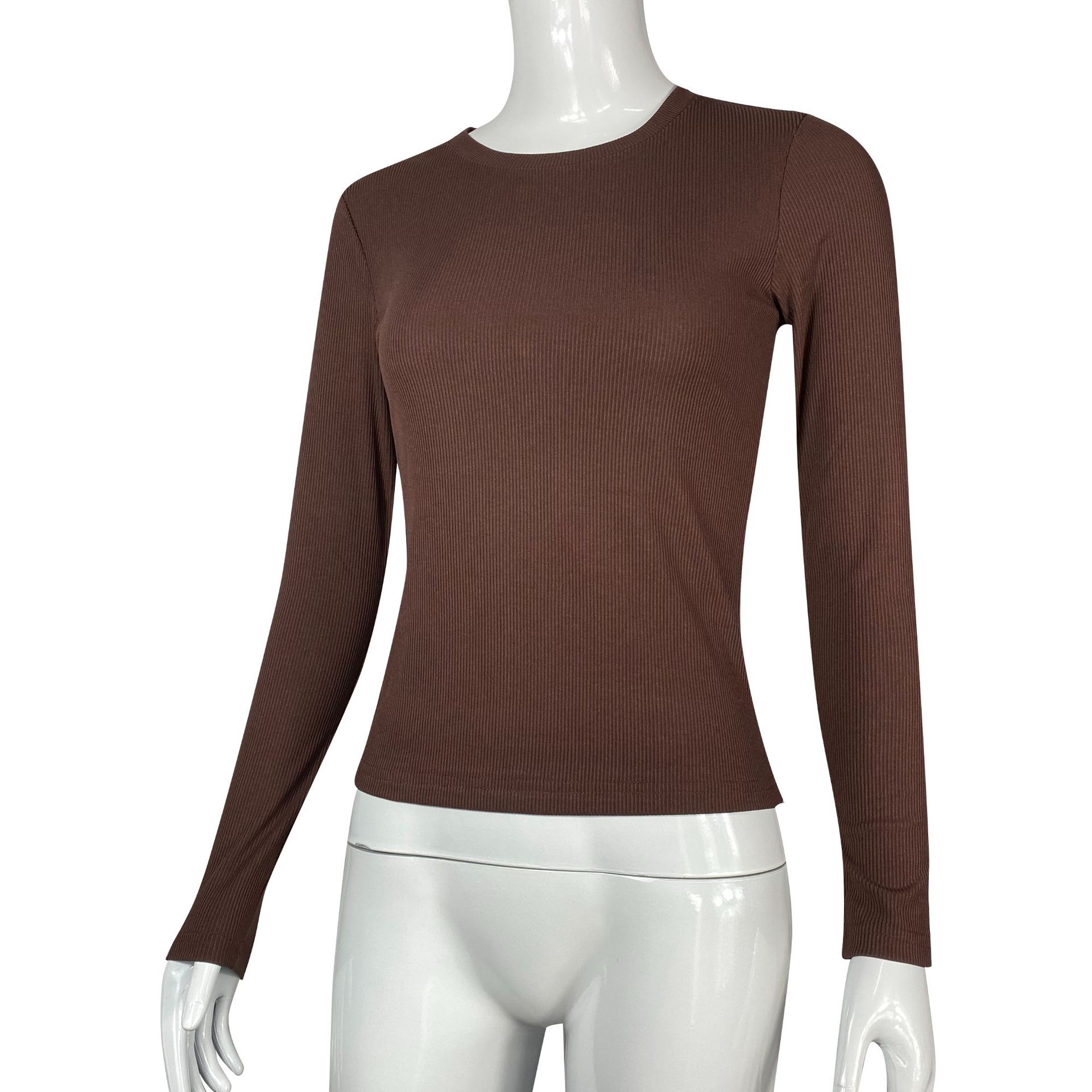 Long Sleeve Blouses Shirts Basic Tops 4