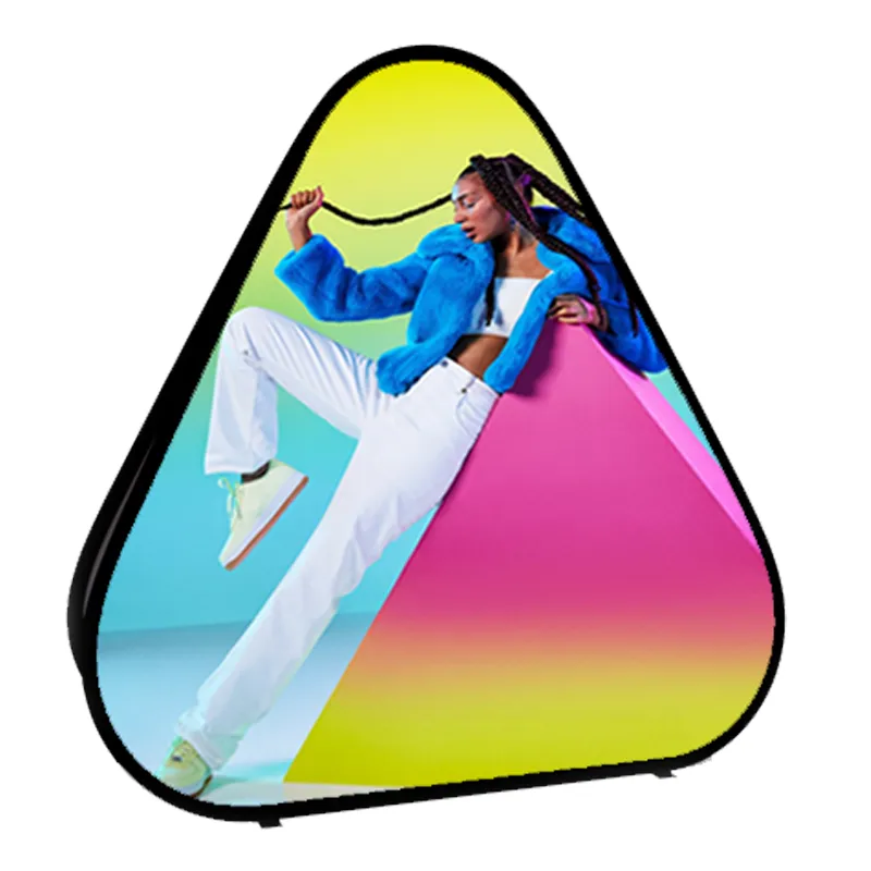 Triangular A - POP UP Standing Banner - Digitally Printed 1