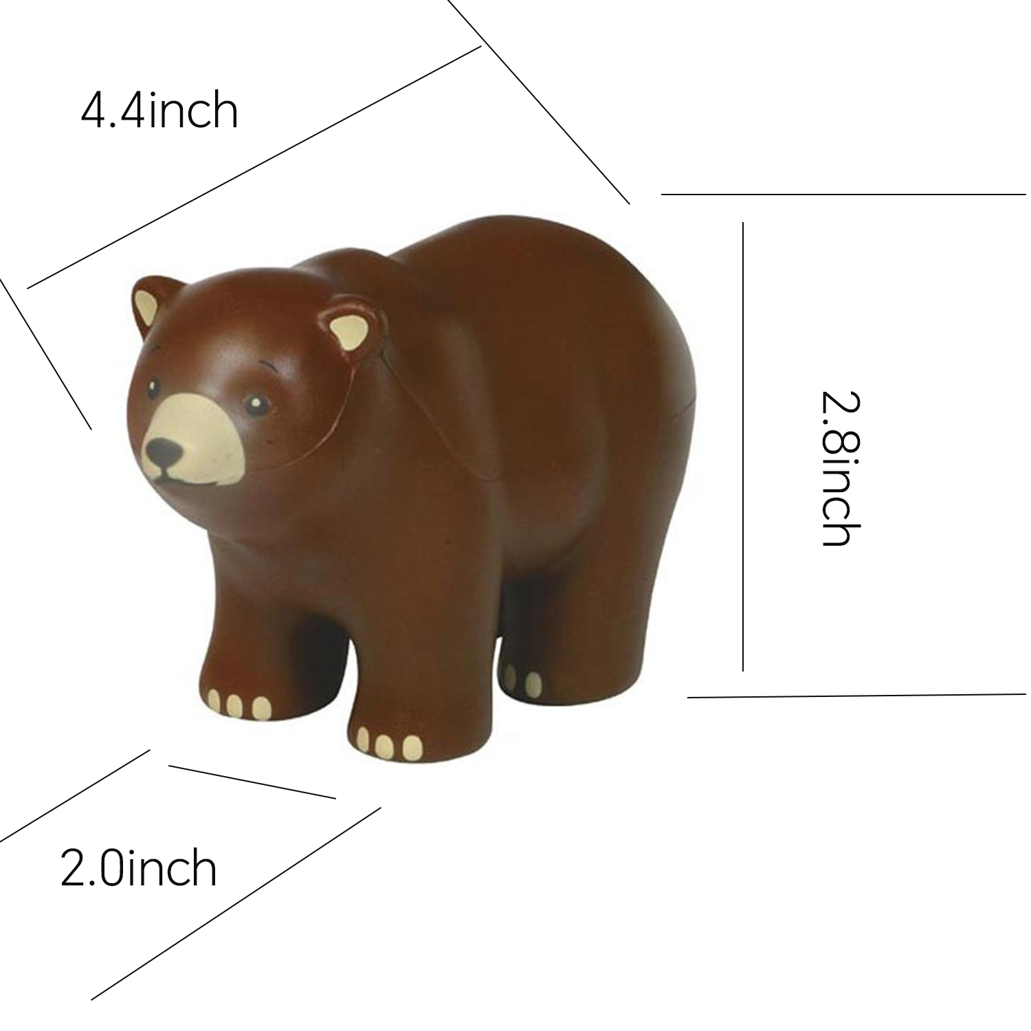 PU Foam Bear Stress Reliever Squeeze Toy 6