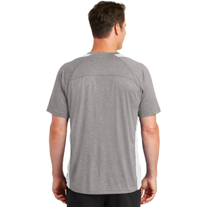 Sport-Tek Heather Colorblock Contender Tee. 31
