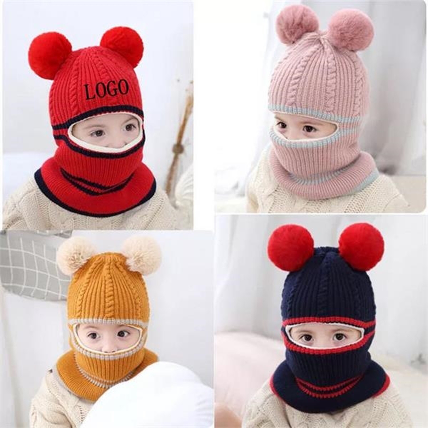 Baby Winter Hat Scarf Set