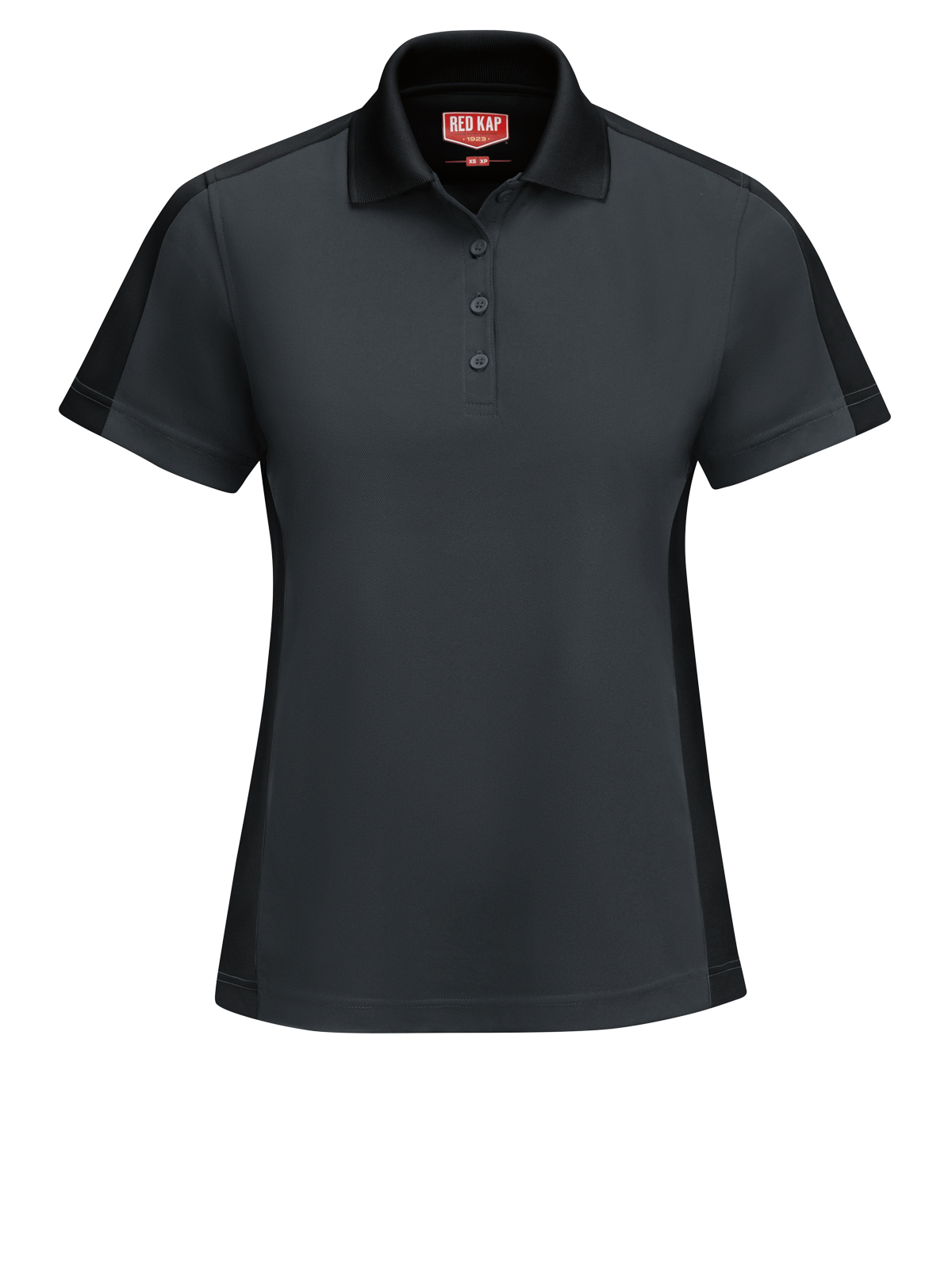 Red Kap Shirts - Women's Short Sleeve Performance Knit Two-Tone Polo 1