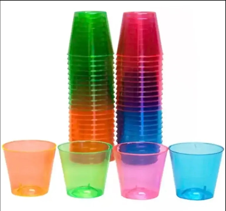 Plastic Rainbow Tableware Cup 2