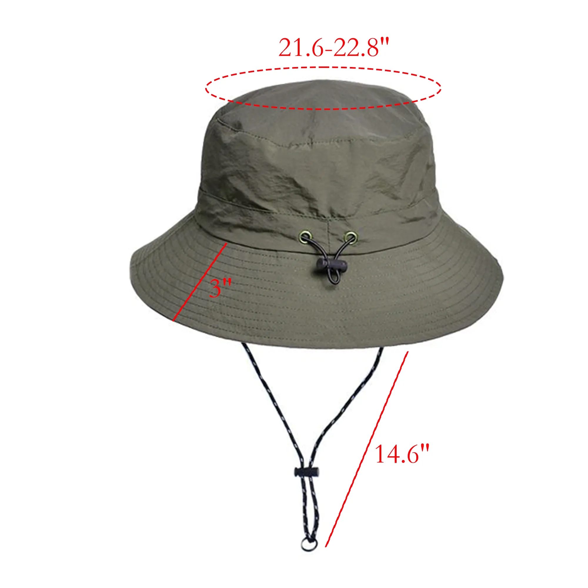 Packable Waterproof Bucket Cap 4