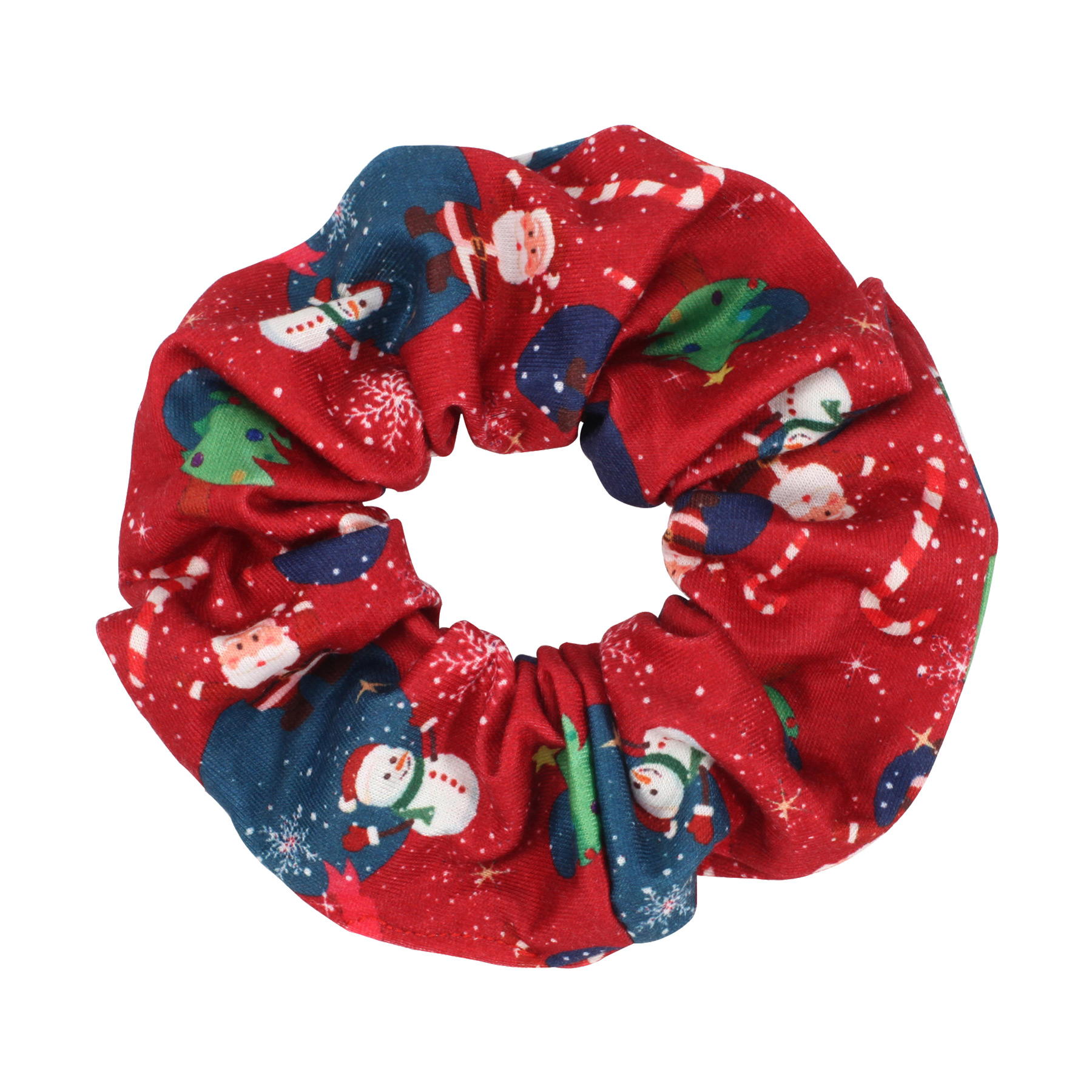 Full Color Printed Satin Silk Hair Scrunchies 29