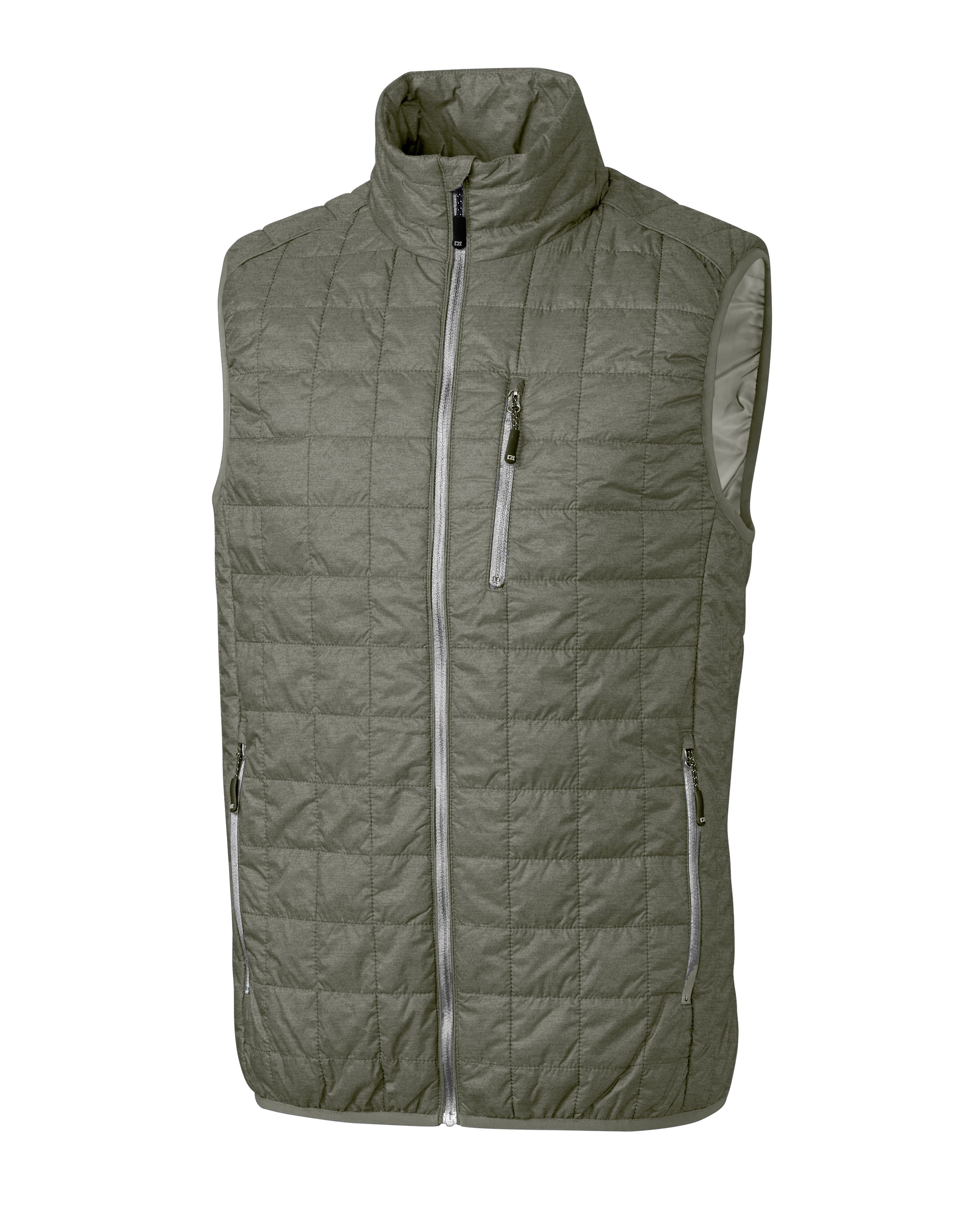 Cutter & Buck Rainier Recycled Insulated Puffer Mens Full Zip Vest 47