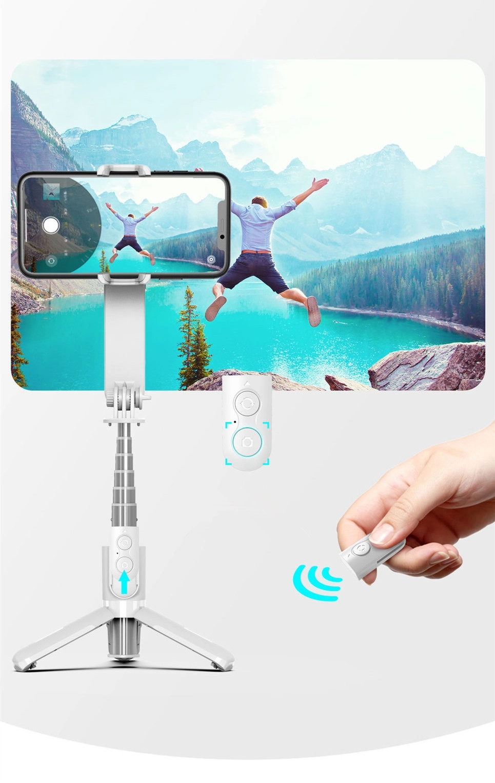 Selfie Stick Tripod Bluetooth 5