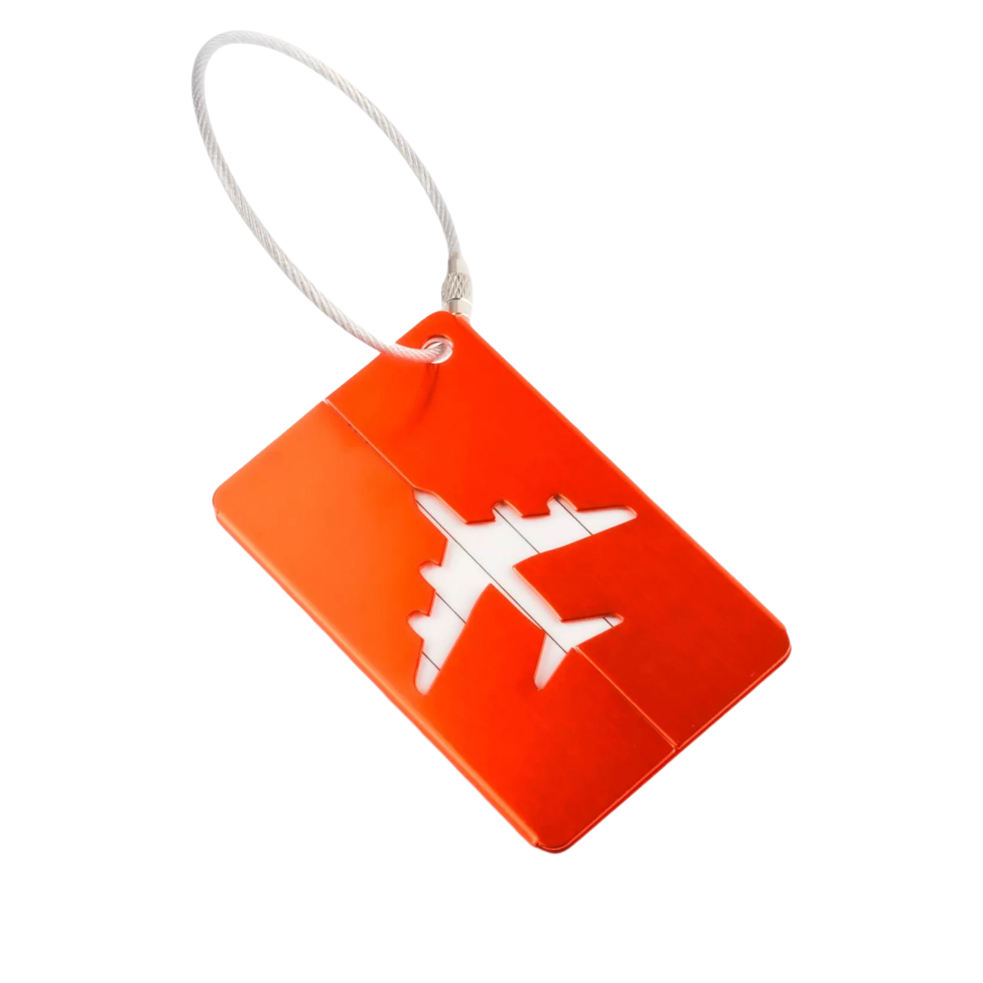 Metal Airplane Luggage Tag 3