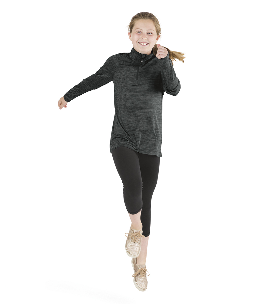 Youth Space Dye Performance Pullover 7