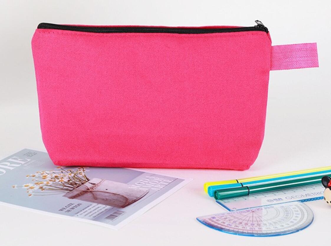 Canvas Pencil Case Makeup Bag 10