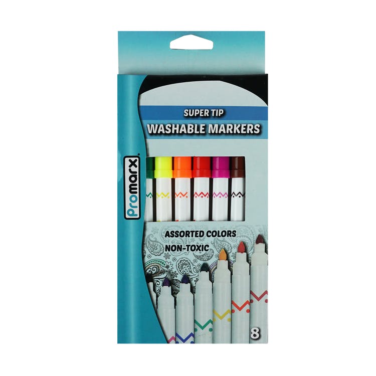 Washable Markers - Super Tip 8 Pack 1