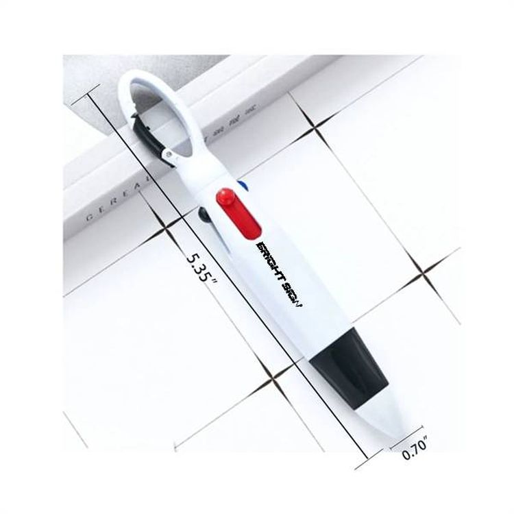 Multi-Colored Carabiner Shuttle Pen 2
