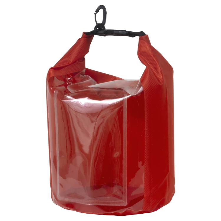 "The Navagio" 5.0 Liter Water Resistant Dry Bag With Clear Pocket Window 24