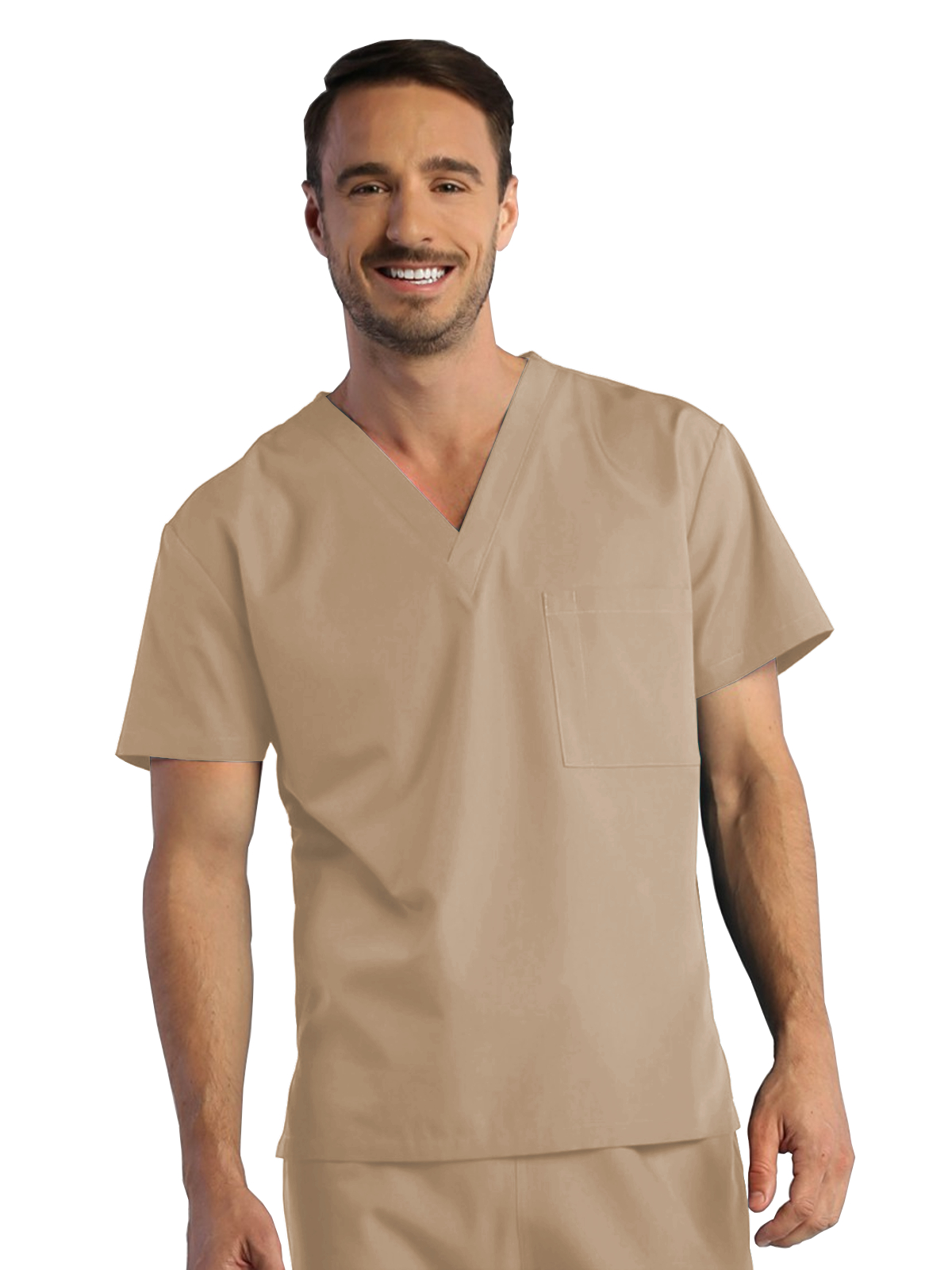 Maevn - Red Panda - Unisex One-Pocket V-Neck Top 37