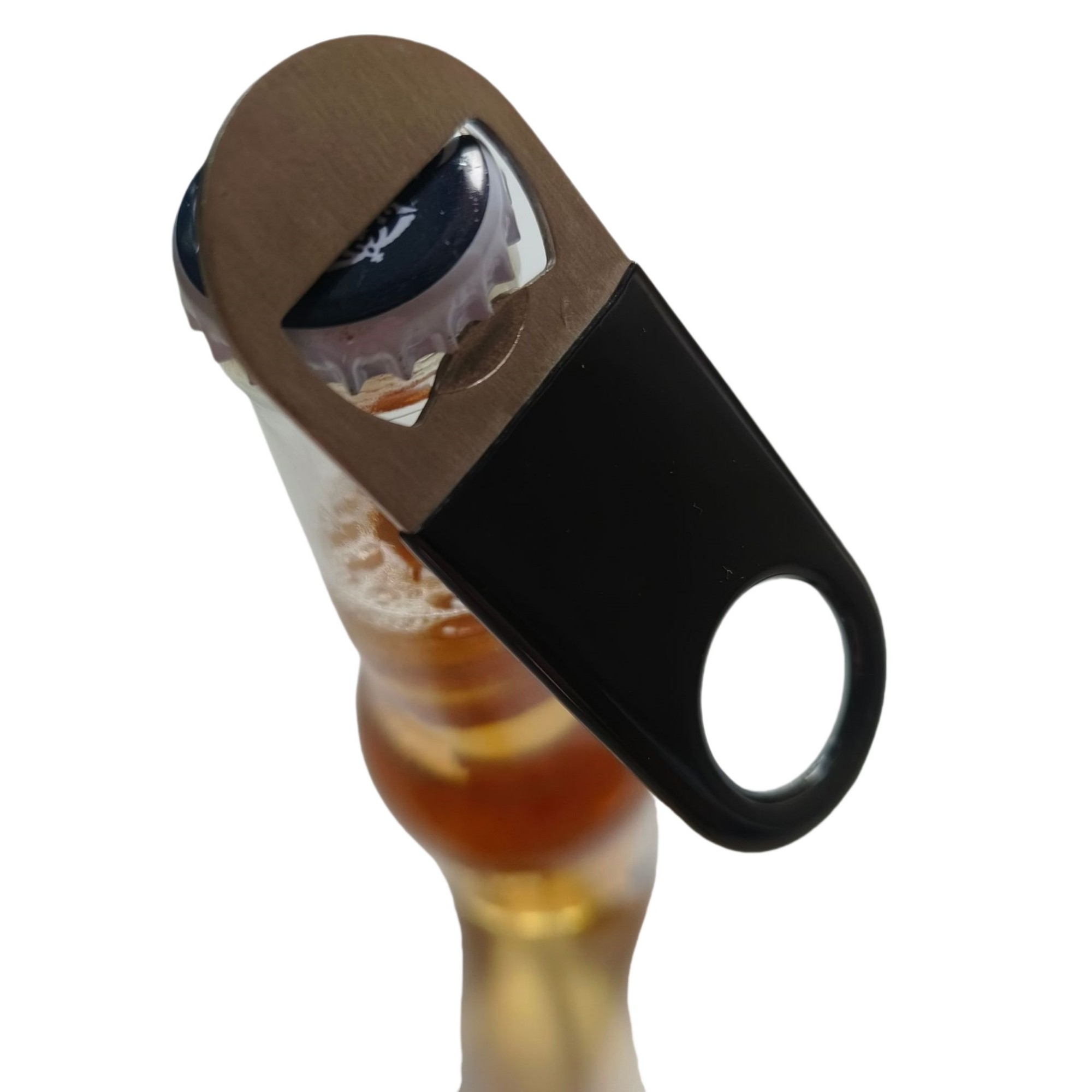 Short Rubber Coated Bottle Opener 2