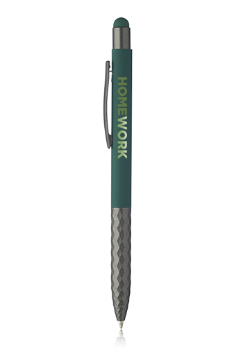 Geometric Aluminum Ball Point Pens with Stylus 16