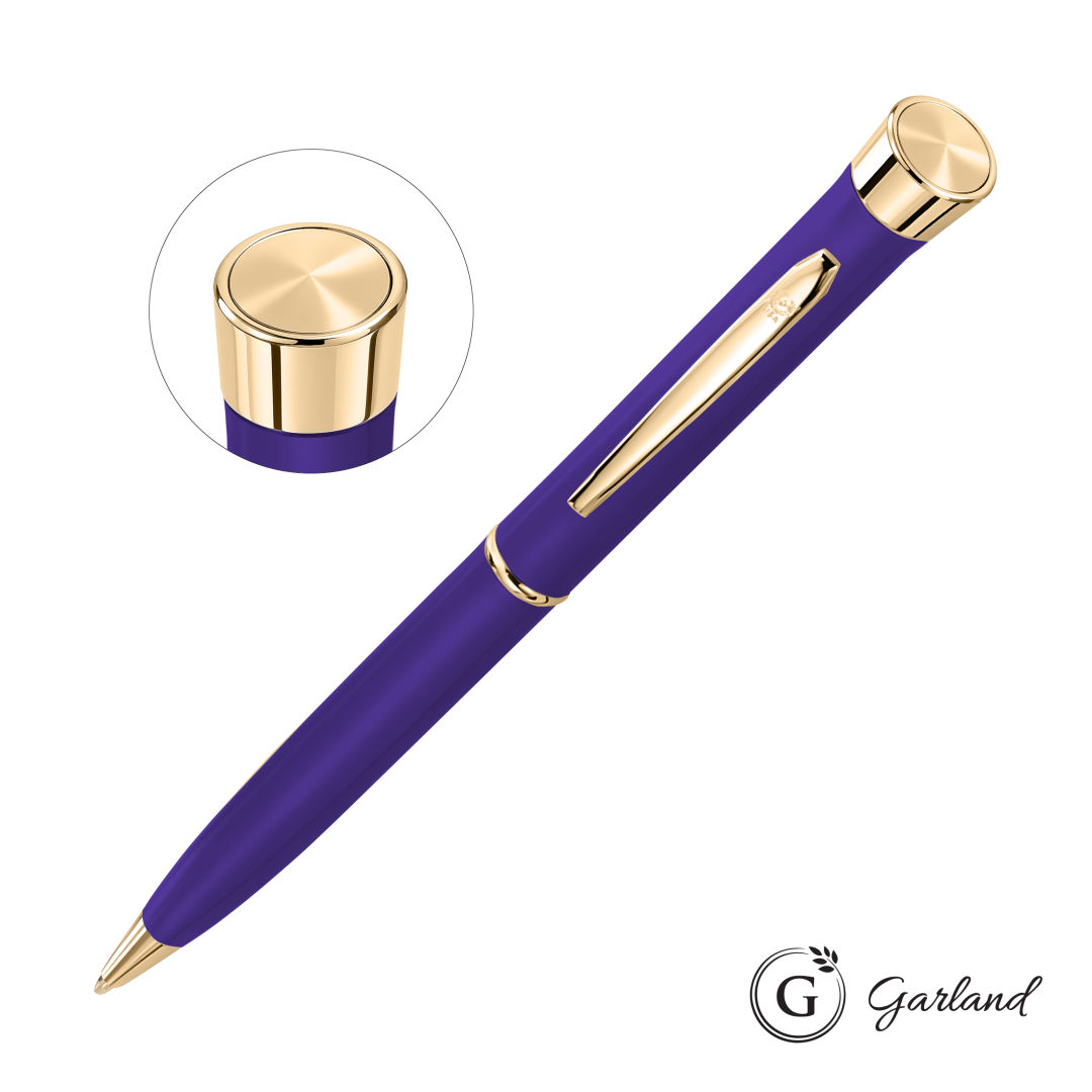 Garland® Color Matte Custom Emblem Twist Pen - Gold 16