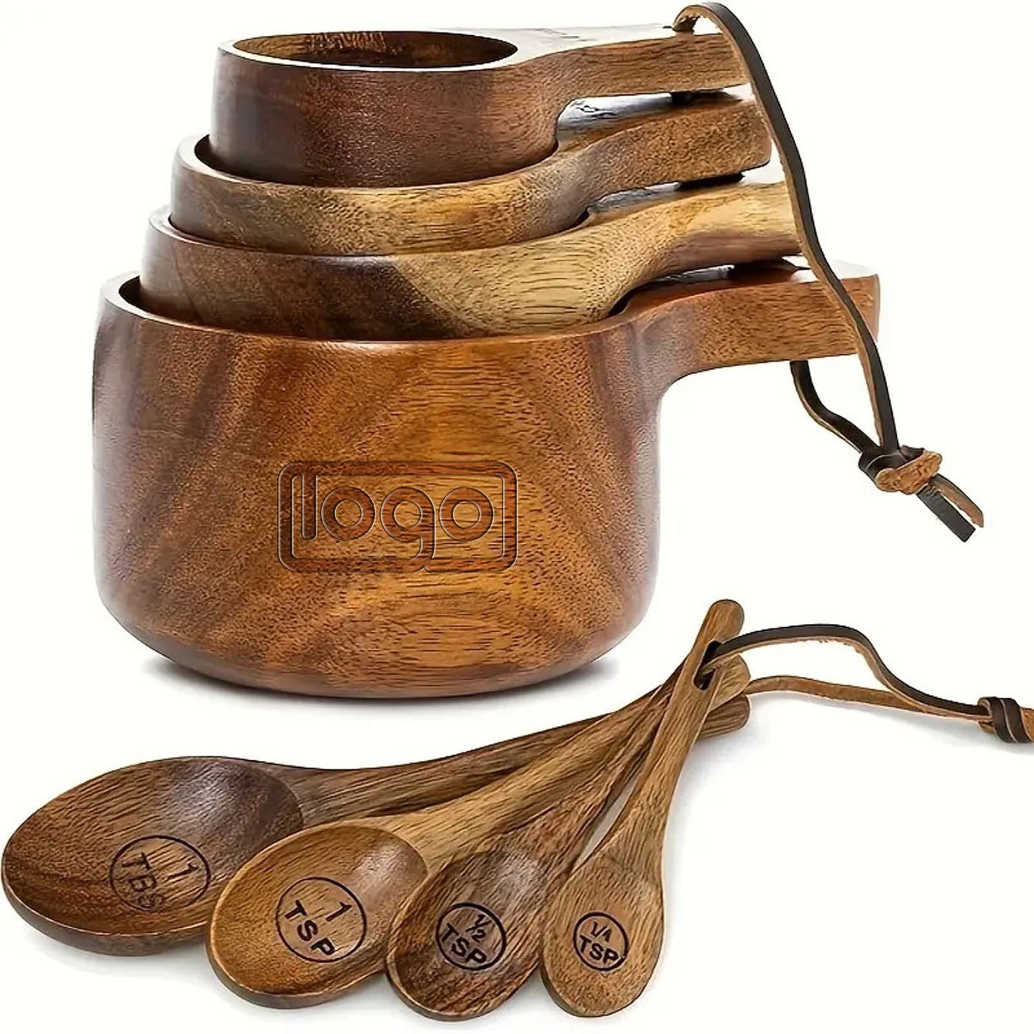 Eco-Friendly Wooden Measuring Spoon Set – Precise & Stylish