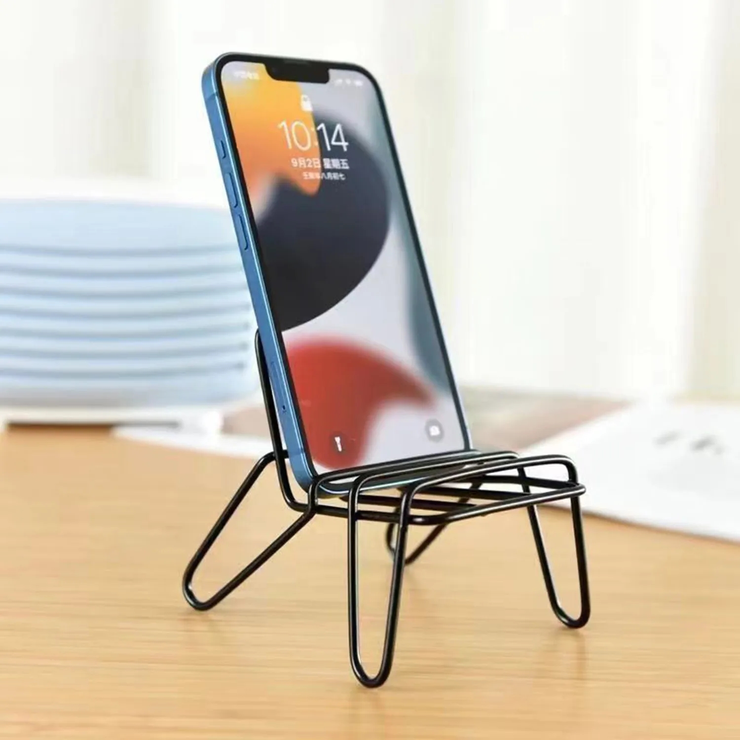 Iron Decorative Small Ornaments Mobile Phone Holder 5