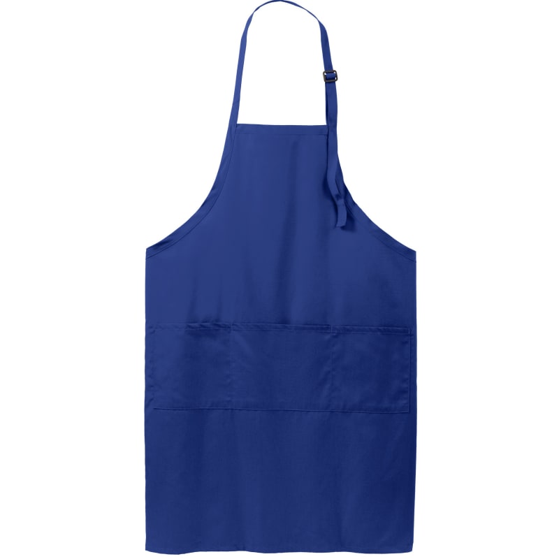 Port Authority Easy Care Extra Long Bib Apron With Stain Release. 30
