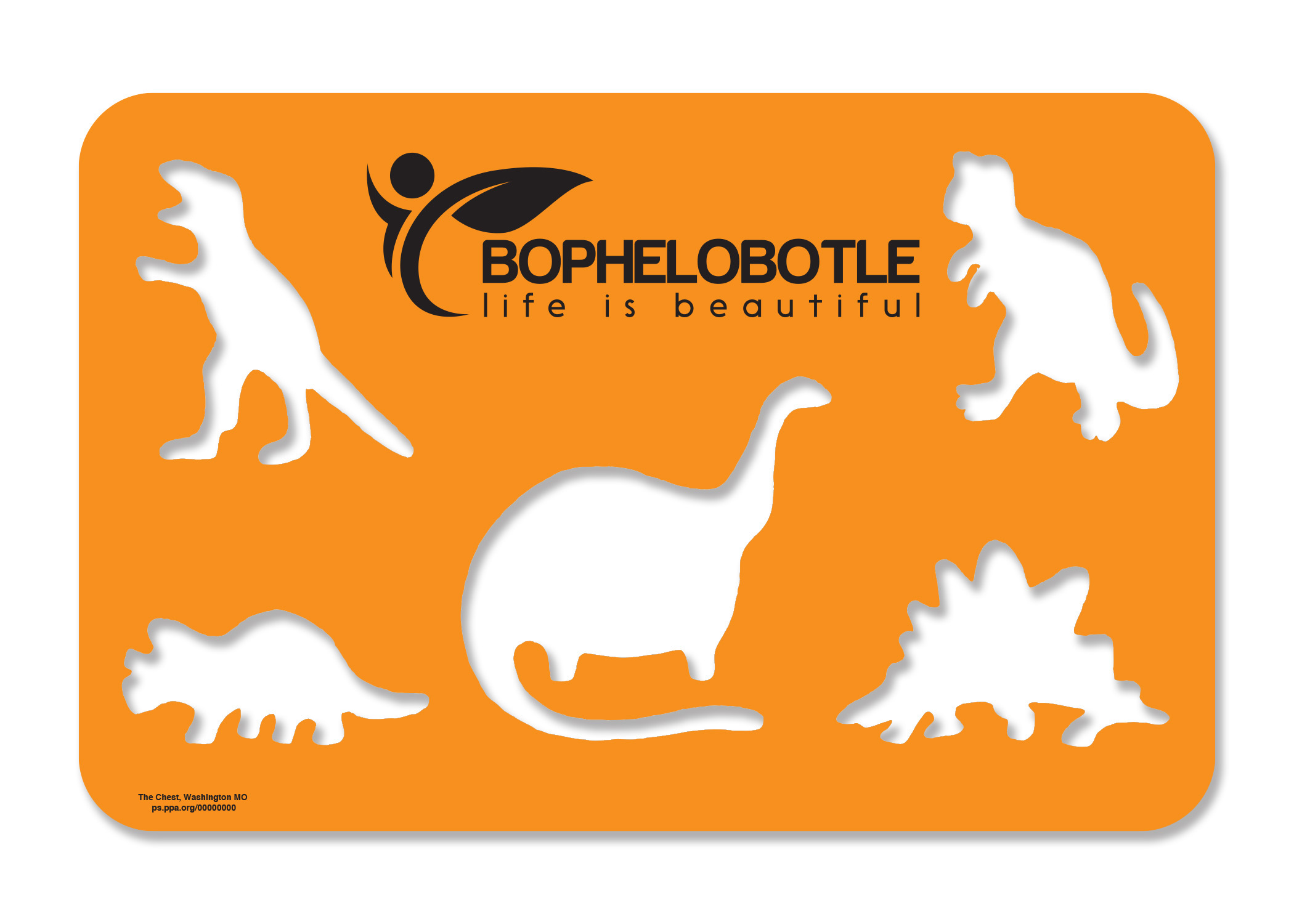 Dinosaur Stencil 2