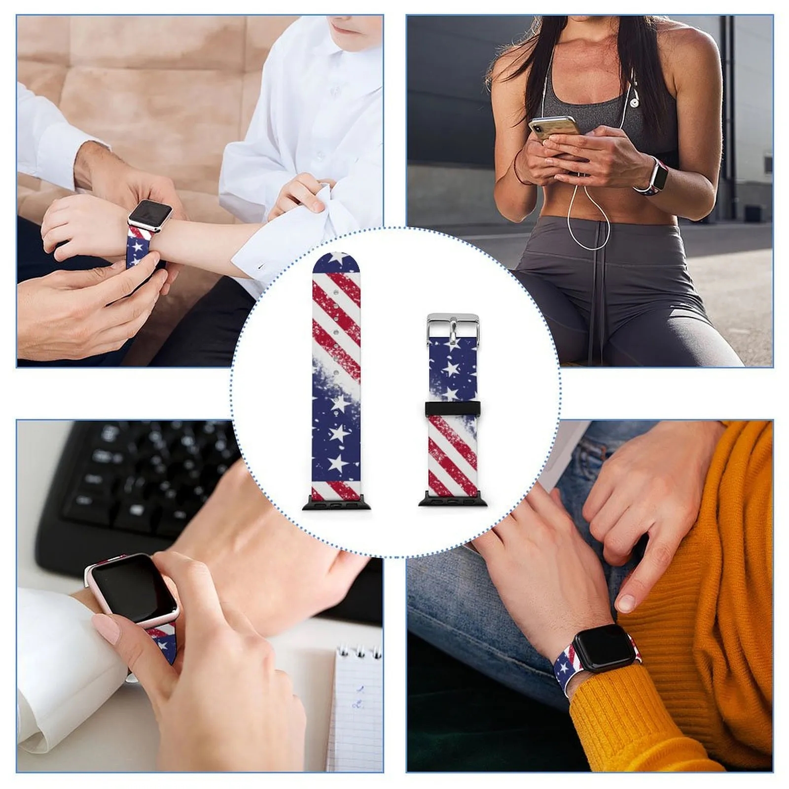 Custom Custom Apple Watch Bands With Art And Logo - Bulk Wholesale 5