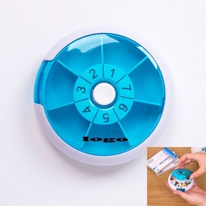 7 Day Pill Case With 28 Compartment Notebook Design 4