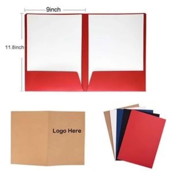 2 Pocket Matte Laminated Paper Folders 1