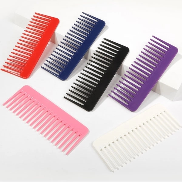 Plastic Wide tooth Hair Comb 9