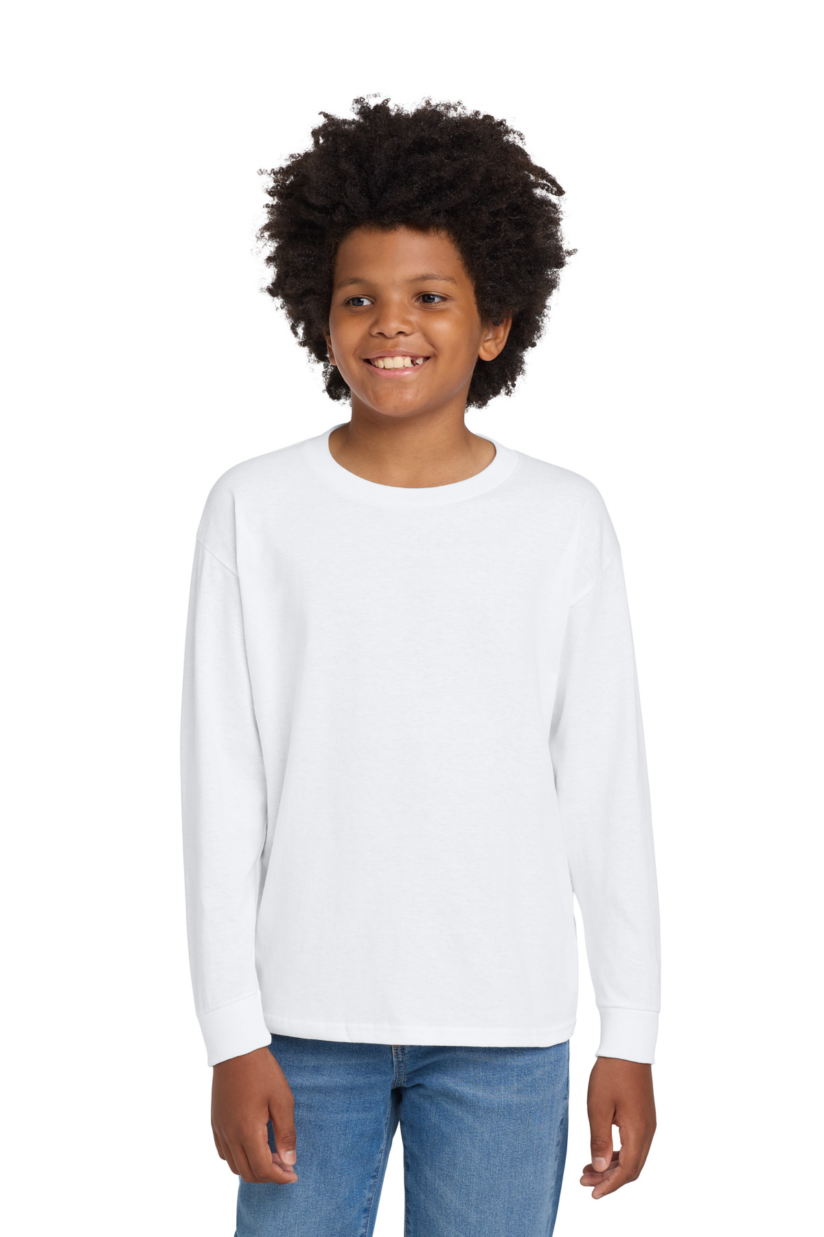 Gildan Youth Heavy Cotton 100% Cotton Long Sleeve T-Shirt. 5400B 27