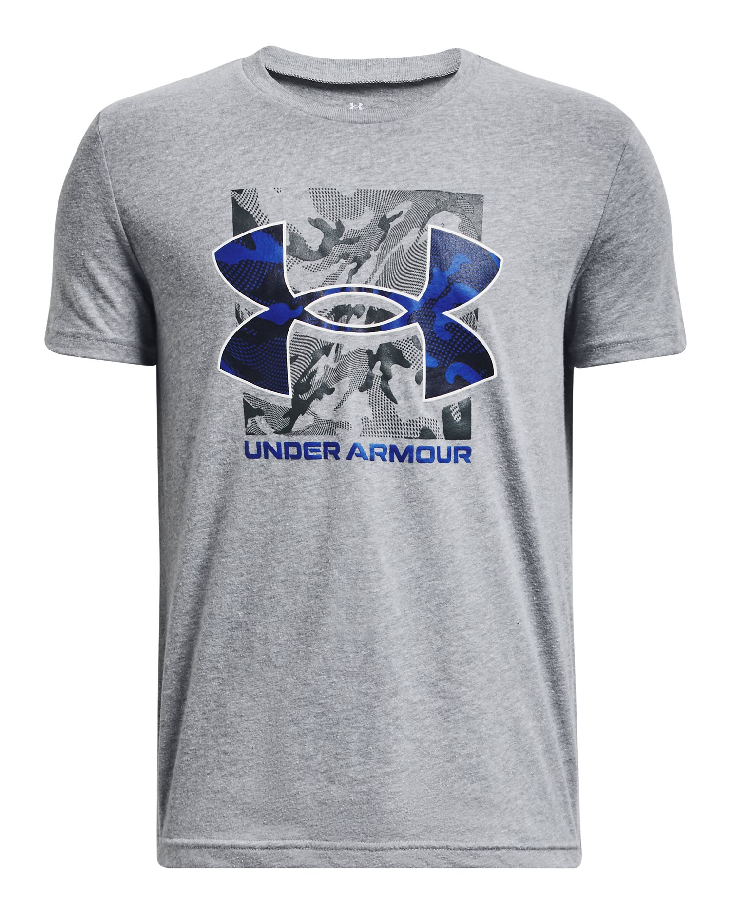 UA Box Logo Camo Boys' Short Sleeve T-Shirt 8