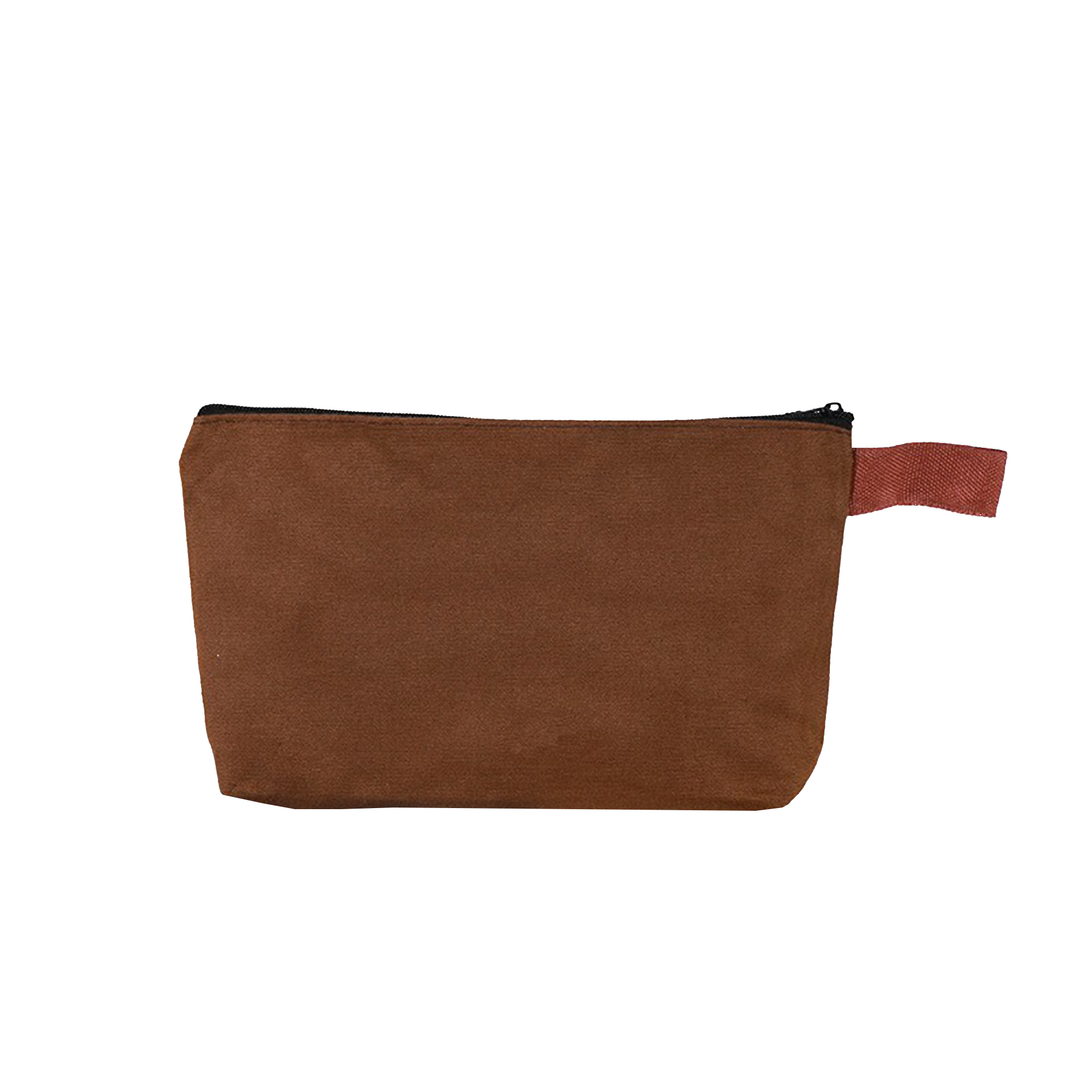 Candy Color Canvas Pencil Case Zipper Handheld Pouch 2