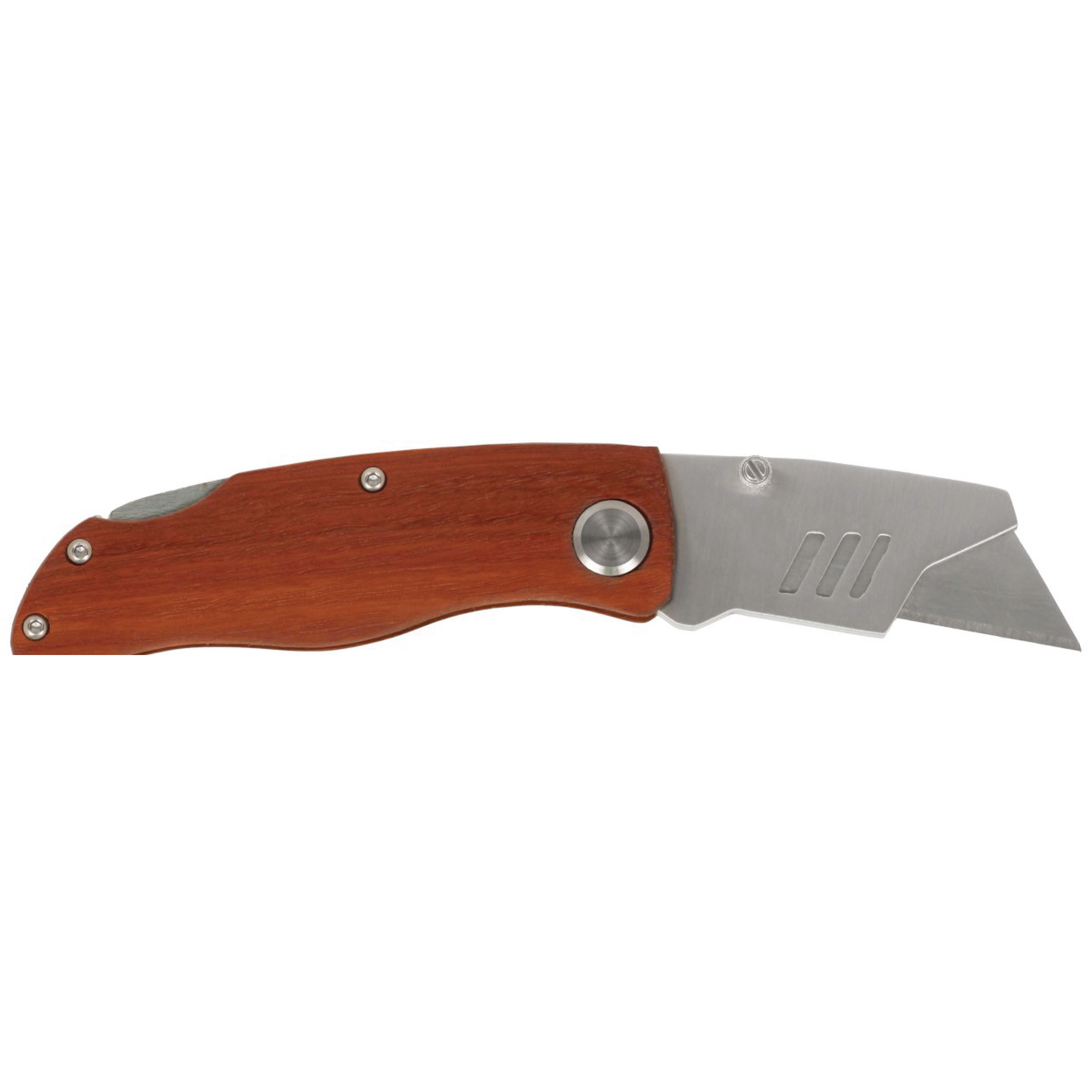 4" Wood Handle Utility Knife 3