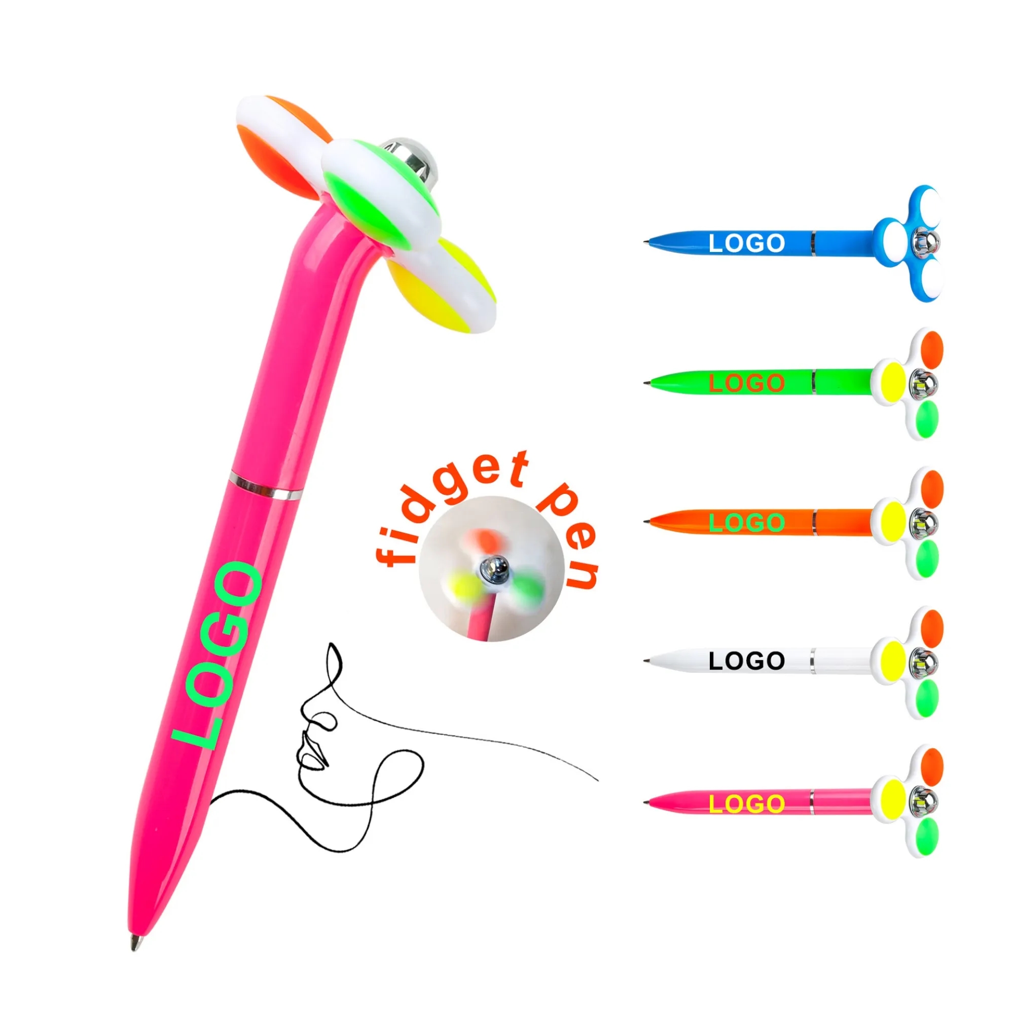 Creative Fidget Spinner Ballpoint Pen 3