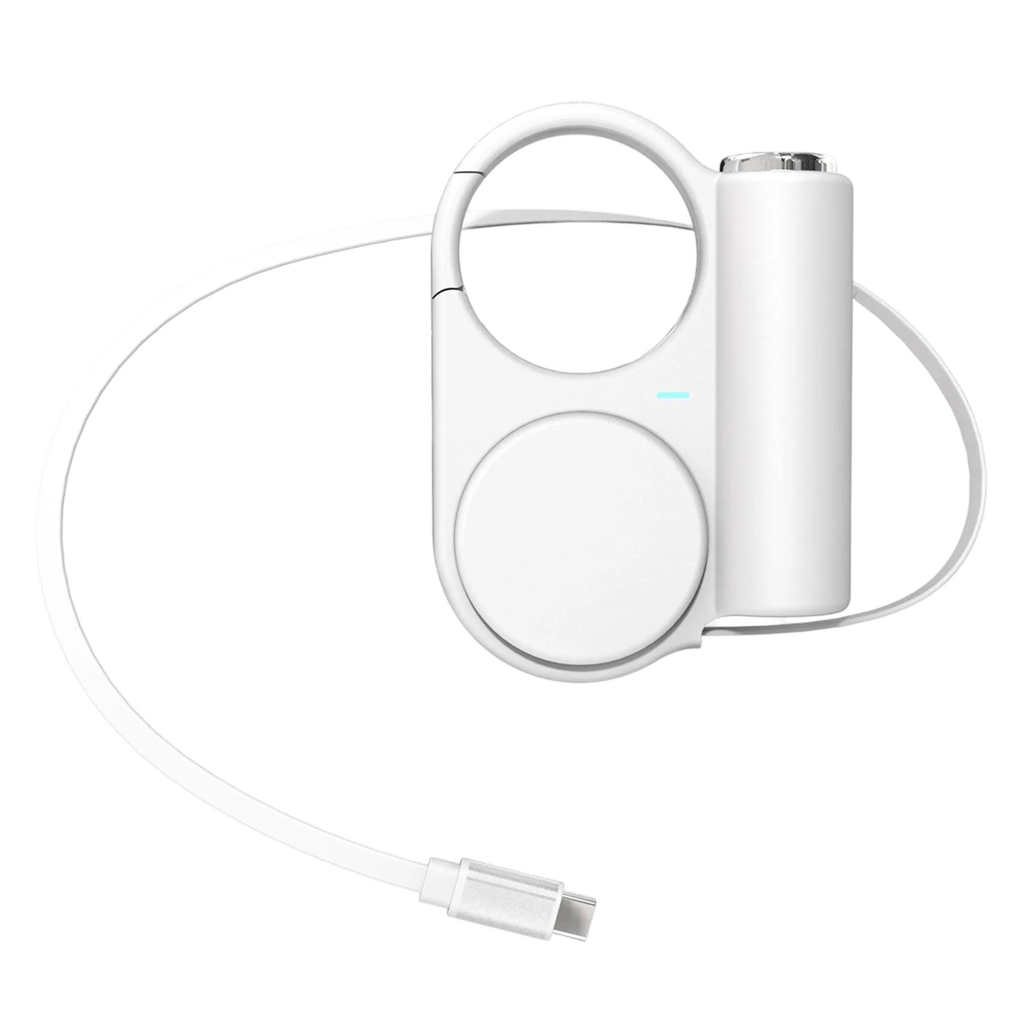 Compact 5000mAh Portable Charger with LED Light 1