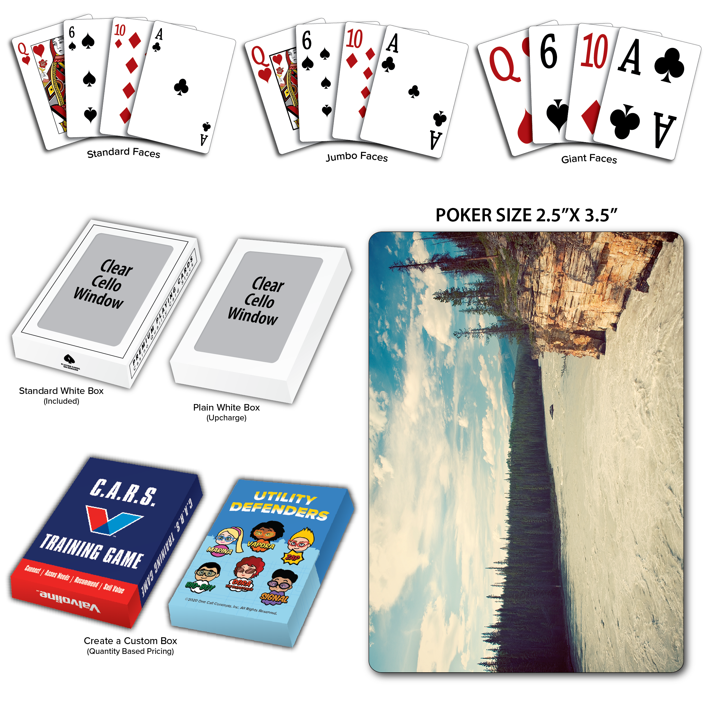Wilderness Theme Poker Size Playing Cards 2