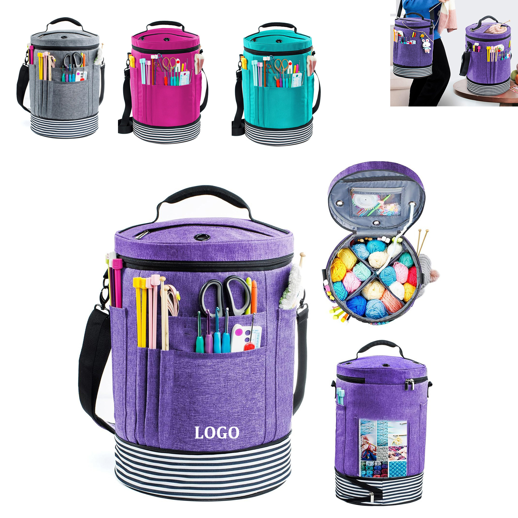 Expandable Crochet Yarn Storage Organizer 5