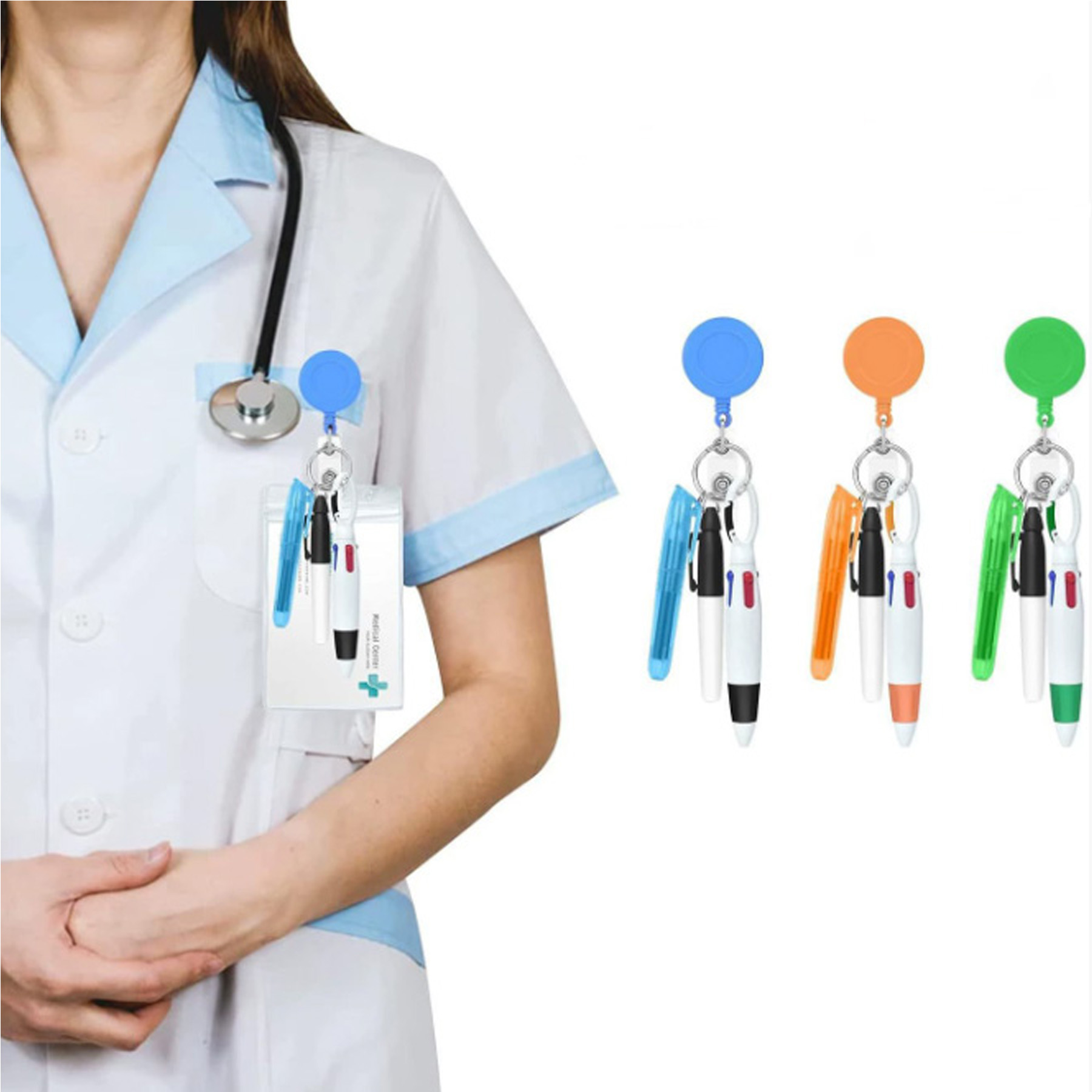 Medical Pen Set with Easy to Pull Buckle 4