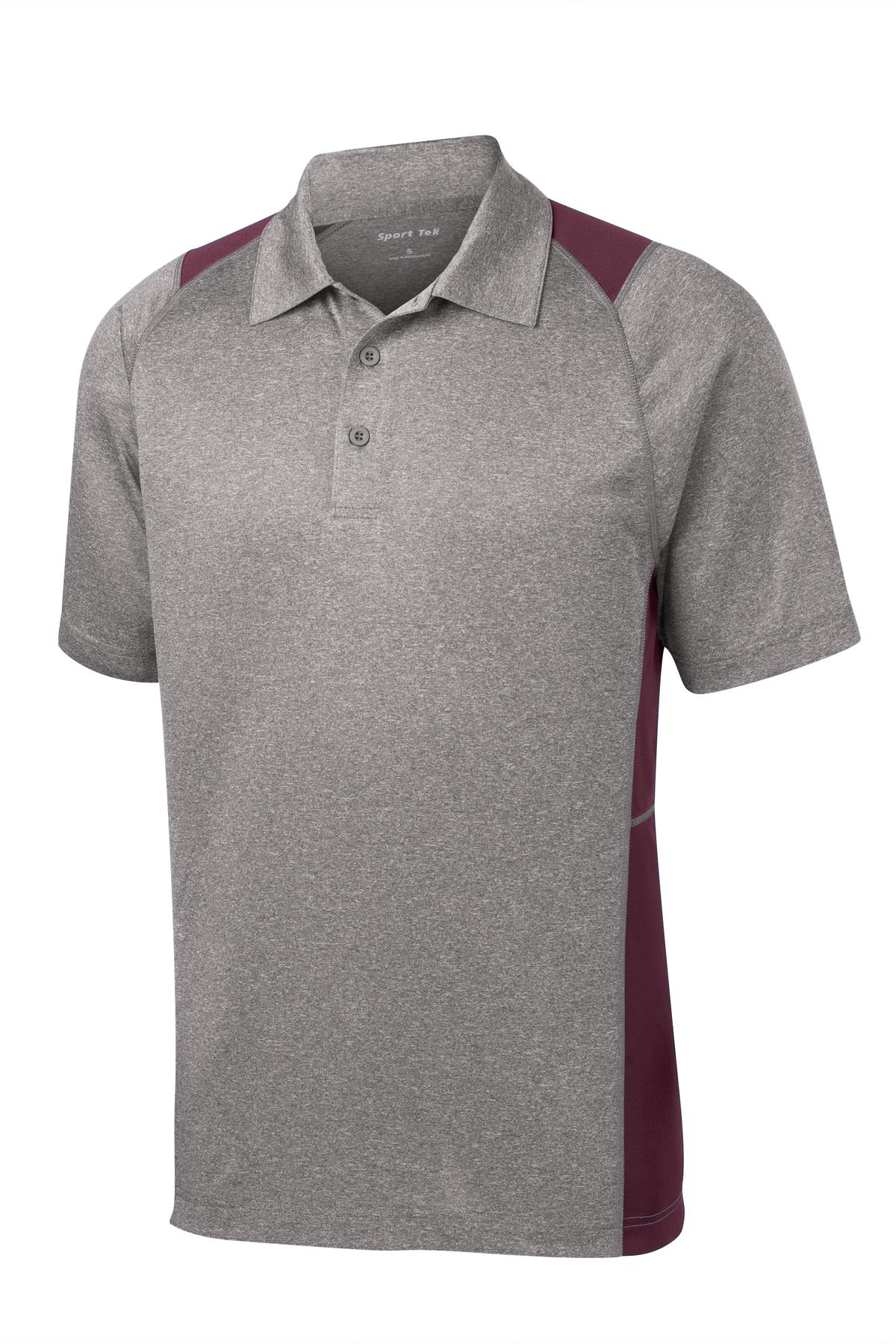 Sport-Tek® Heather Colorblock Contender Polo 17