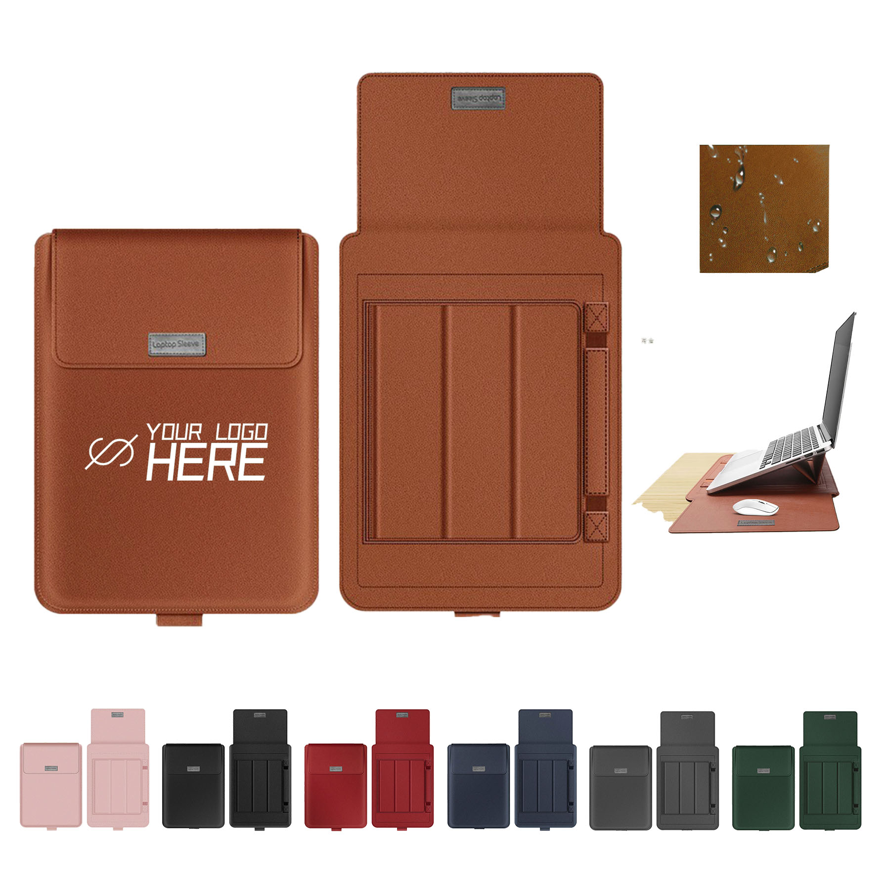 Laptop Sleeve Bag With Foldable Stand 2