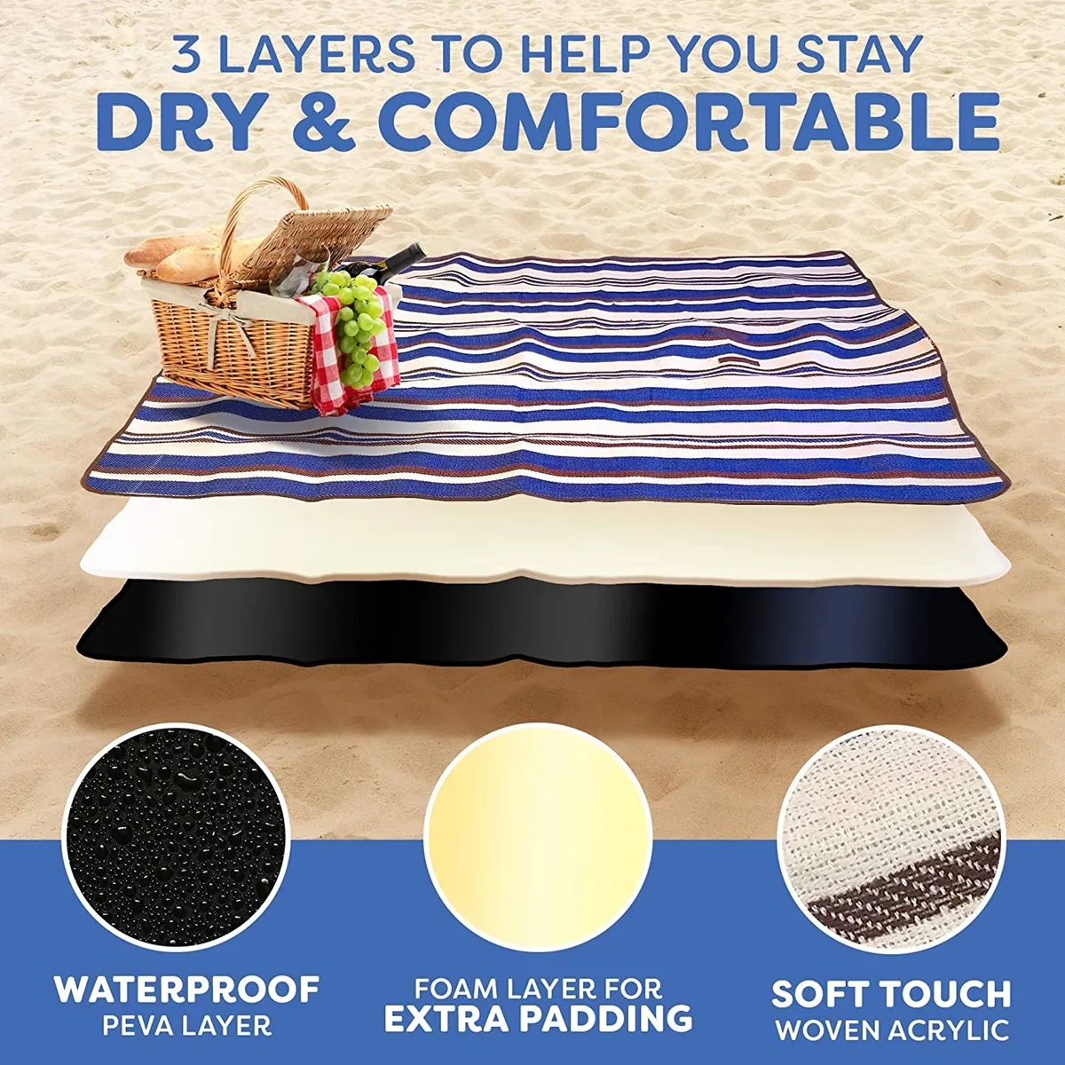Camping Folding Picnic Blanket 8
