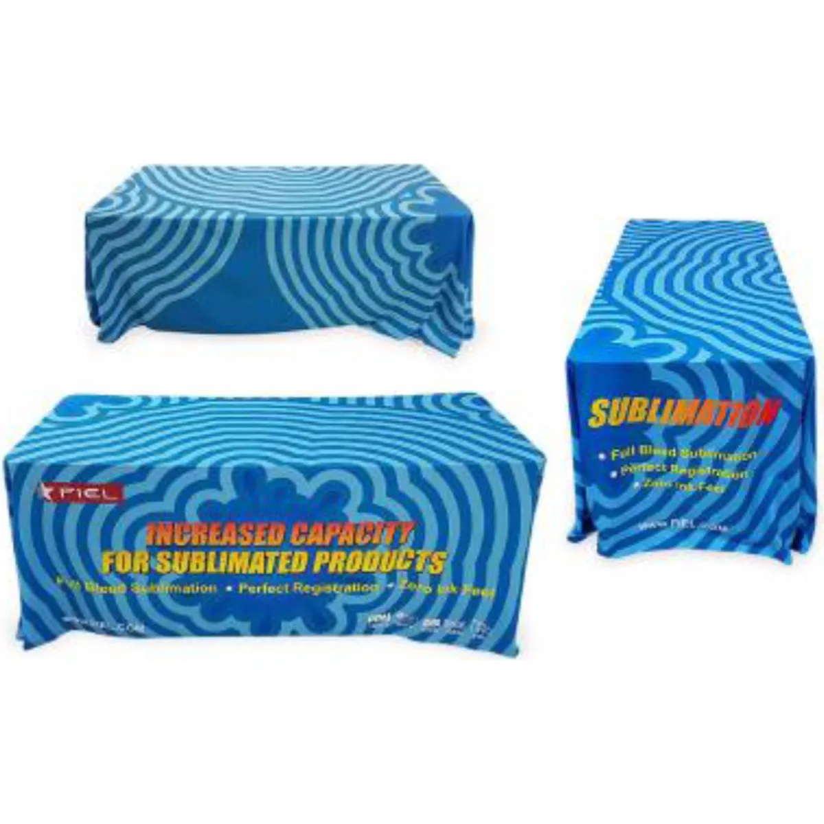 Sublimated Table Throw for 6' Table (Closed Back) 1